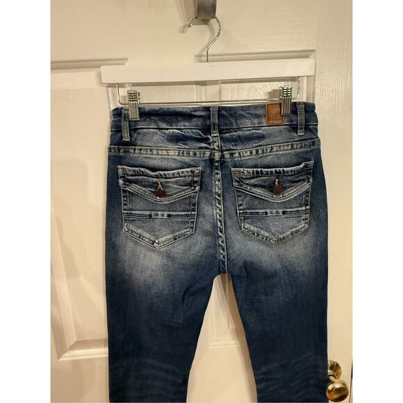 BKE Payton Whiskered Mid-Rise Straight Leg Jeans sz 26 EUC - Picture 5 of 8